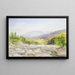 Landscape Painting of Catskill Creek - John William Hill — framed artwork on a wall