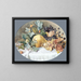 Naturaleza muerta con frutas - John William Hill — cuadro enmarcado en la pared