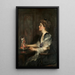 Retrato de Christiana Lily Macdonald - John William Schofield — cuadro enmarcado en la pared