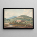 Vista de un dominio - John William Upham — cuadro enmarcado en la pared