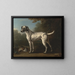 A gray-spotted greyhound - John Wootton — framed artwork on a wall