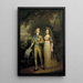 Gustave IV Adolphe 1778-1837 King of Sweden and Frederica Dorothea Wilhelmine 1781-1826 Princess of Baden Queen of Sweden - Jonas Forsslund — framed artwork on a wall