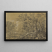 Creek through an ancient forest - Jonas Umbach — framed artwork on a wall