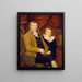 Padre e hijo - Jonathan Budington — cuadro enmarcado en la pared