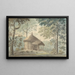 A rustic-style summer pavilion - Jonathan Fisher — framed artwork on a wall