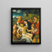 Lamentation del Cristo - Joos van Cleve — cuadro enmarcado en la pared