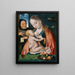 La Sainte Famille - Joos van Cleve — framed artwork on a wall