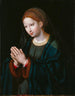 La Virgen en oración - Joos van Cleve — vista de la obra