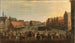 La despido de los mercenarios Waardgelders al servicio del gobierno municipal por el príncipe Maurits en Utrecht el 31 de julio de 1618 - Joost Cornelisz Droochsloot — vista de la obra