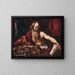 Saint Jerome - Joost van de Hamme — framed artwork on a wall