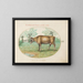 Una vaca - Joris Hoefnagel — cuadro enmarcado en la pared