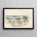 Planche 33 Sole and other flatfish with ribbon fish - Joris Hoefnagel — framed artwork on a wall