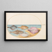 Planche 35 Les dessous du turbot et d'autres poissons plats - Joris Hoefnagel — framed artwork on a wall