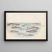Planche 41, Corégone et Autres Poissons - Joris Hoefnagel — framed artwork on a wall