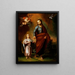 San José y el Niño Jesús - José Campeche y Jordán — cuadro enmarcado en la pared