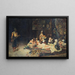 Dans le harem - José Gallegos y Arnosa — framed artwork on a wall