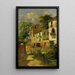 Houses Spanish - José María Jardines — framed artwork on a wall