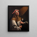 Santa Rosa de Lima - José del Pozo — cuadro enmarcado en la pared