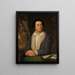 Portrait of the painter Philipp Veit - Josef Binder — framed artwork on a wall