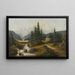 Landscape of Bach - Josef Burgaritzky — framed artwork on a wall