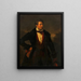 Franz Danhauser, el hermano menor del artista - Josef Danhauser — cuadro enmarcado en la pared