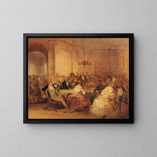 Josef Danhauser - Gesellschaftsszene.webp