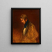 Autorretrato de Josef Danhauser - Josef Danhauser — cuadro enmarcado en la pared