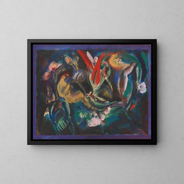 Blhen - Josef Eberz — cuadro enmarcado en la pared
