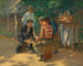 Les joueurs de cartes - Josef Engelhart — artwork view