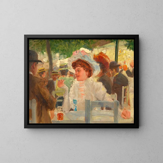 Josef Engelhart - Praterszene in einer Gaststtte.webp