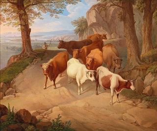 Josef Feid - Bringing the Herd down from the Alpine Pastures.webp