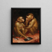 Monkey Business - Josef Heimerl — cuadro enmarcado en la pared