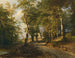 Capilla en el bosque - Josef Höger — vista de la obra