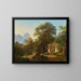 Forest Chapel Painting - Josef Höger — framed artwork on a wall