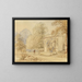 Pilgrim and Golgotha Chapel - Josef Höger — framed artwork on a wall