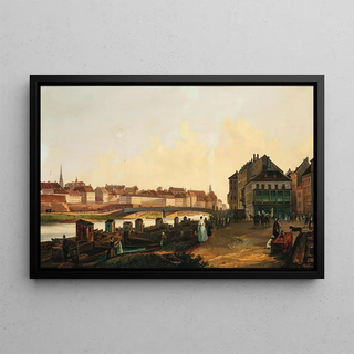 Josef Jonas - Vienna a View of the Ferdinandsbrcke.webp