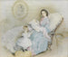 L'impératrice Elisabeth con sus hijos - Josef Kriehuber — vista de la obra