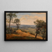 Vista sobre el Danubio - Josef Kuwasseg — cuadro enmarcado en la pared
