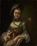 Retrato de Friedericke Sophie Hennig - Josef Melling — vista de la obra