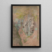 Paisaje con árboles en Hruboskalsko - Josef Mánes — cuadro enmarcado en la pared