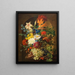 de ramo de flores - Josef Nigg — cuadro enmarcado en la pared