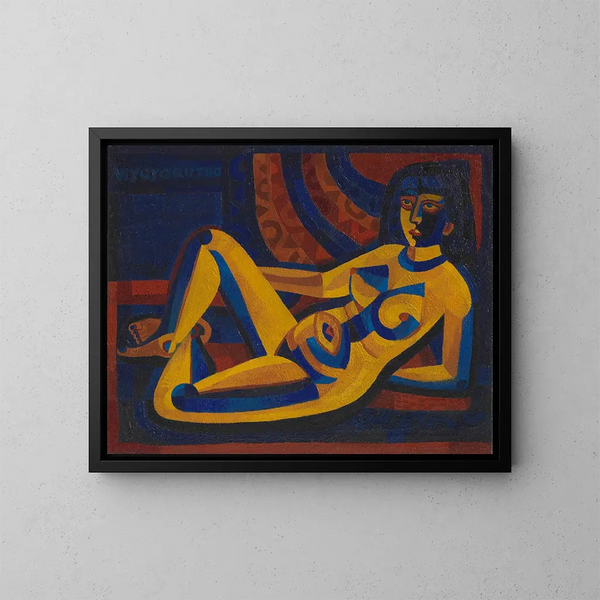Viyayarutha - Josef Scharl — framed artwork on a wall