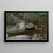 Dama en un barco - Josef Schusser — cuadro enmarcado en la pared
