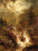 Tempestad inminente en alta montaña - Josef Thoma — vista de la obra