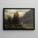 Gosausee - Josef Thoma — cuadro enmarcado en la pared