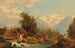 Molino junto al arroyo de montaña - Josef Thoma — vista de la obra