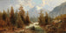 Escena de Engadina - Josef Thoma — vista de la obra