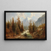 Escena de Engadina - Josef Thoma — cuadro enmarcado en la pared