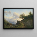 Berger with his flock on the way back - Josef Thoma — framed artwork on a wall