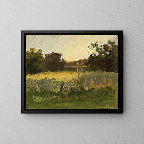 en el Simssee - Josef Wenglein — cuadro enmarcado en la pared